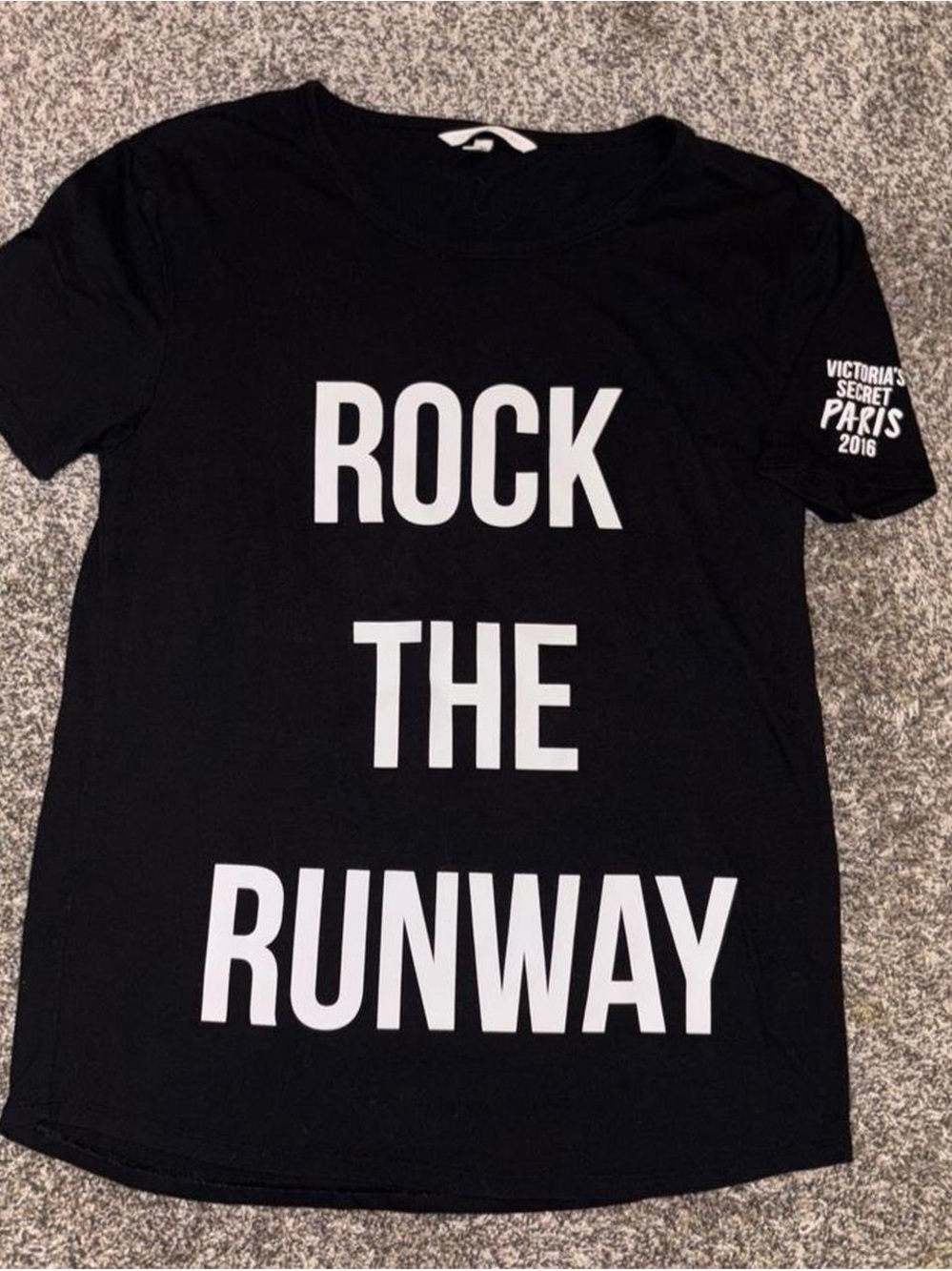 Victoria's Secret Paris Runway Black Tee